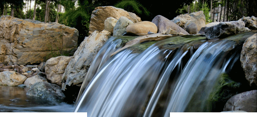 Relaxing Waterfall Features